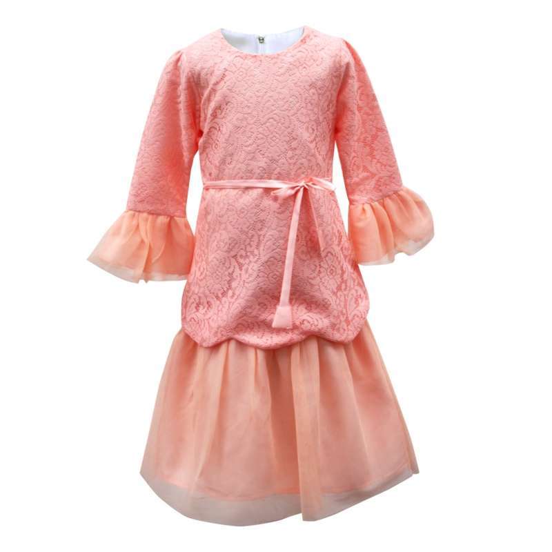 Jual Two Mix Gamis Anak Perempuan Usia 1 12 Tahun Pakaian Muslim Anak Cewek Bahan Satin Brokat 4147 Murah Mei 2021 Blibli