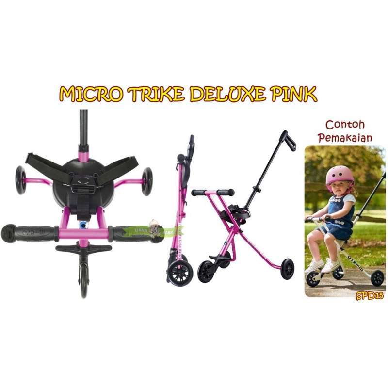 SPD15 Micro Trike Deluxe Pink Sepeda Roda Tiga