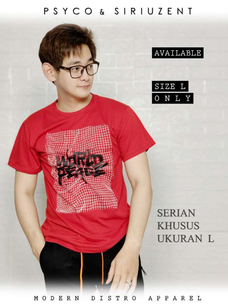 Jual Jrdistro Kaos Pria Distro Jaring Katun L Fashion Apparel Terbaru Juni 2021 Blibli