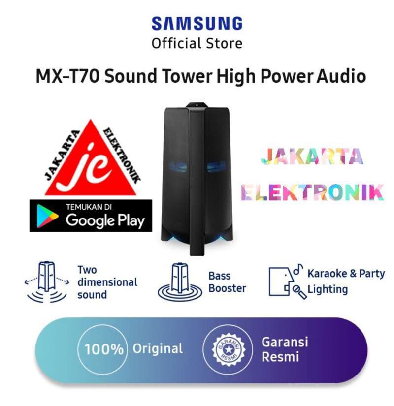 Promo SAMSUNG SOUND TOWER MX-T70 di Seller TOKOJAKARTAELEKTRONIK - Kota  Balikpapan, Kalimantan Timur | Blibli