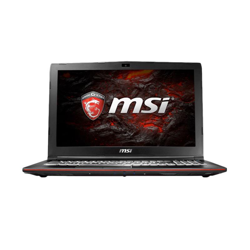 MSI GP62MVR-7RFX Leopard Pro Gaming Laptop - Hitam [Intel Core i7-7700HQ/16GB/256GB + 1TB/Windows 10 Home/15.6 Inch]