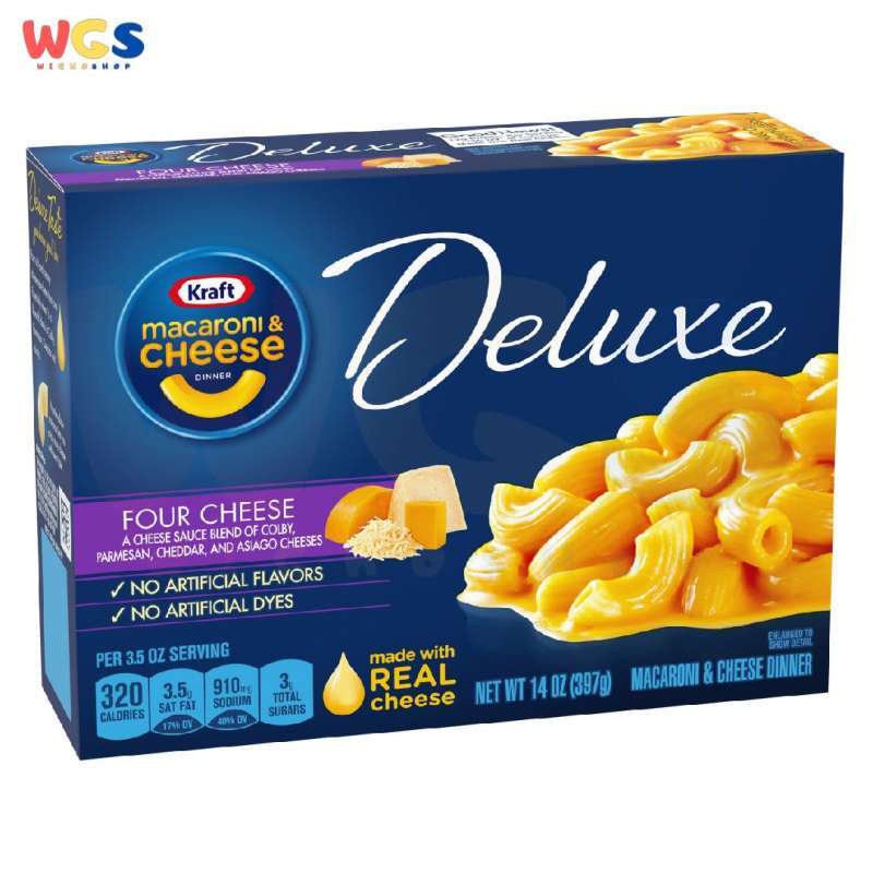 Jual Kraft Mac & Cheese Deluxe Four Real Cheese 14oz 397g ...