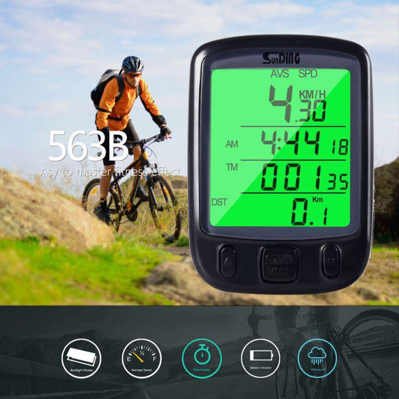 Waterproof Bicycle Bike Cycle LCD Display Digital Computer Speedometer Odometer