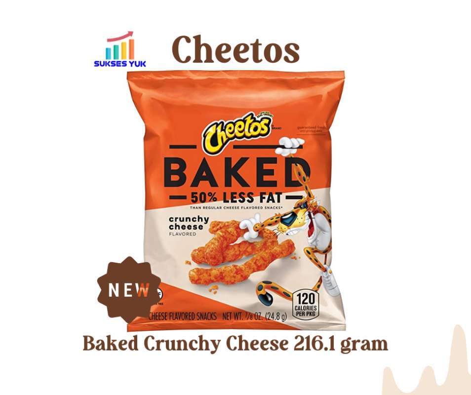 CHEETOS Baked CRUNCHY CHEESE Cemilan Impor