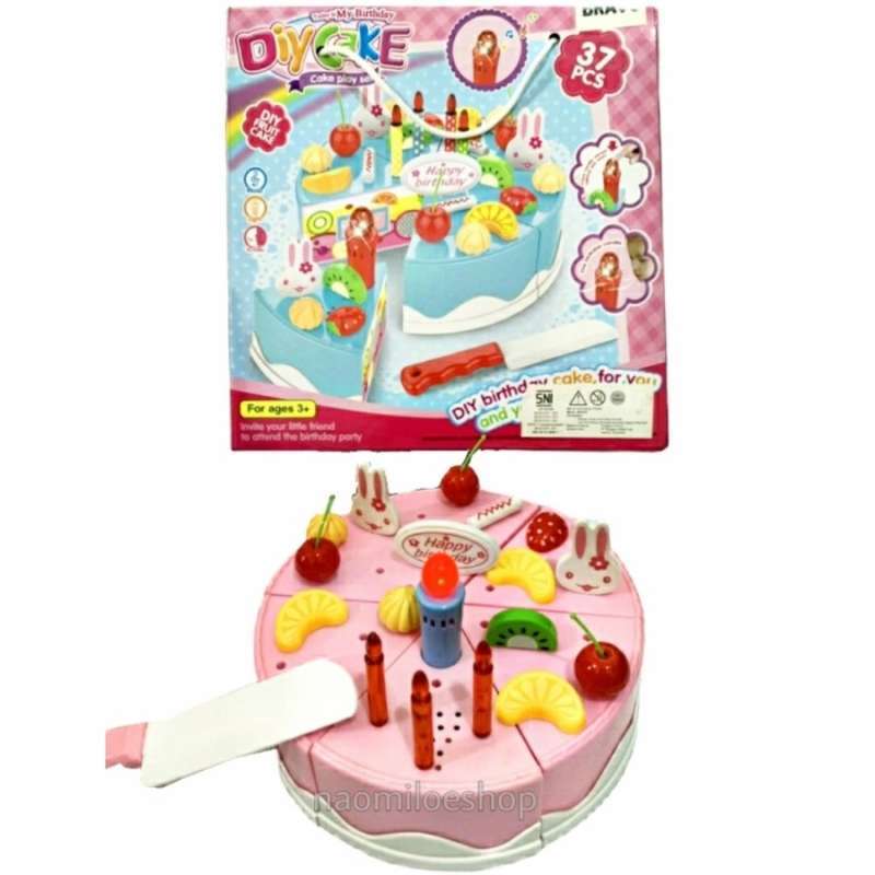 Jual Diy Birthday Cake Mini 37 Pcs Mainan Kue Ulang Tahun Potong Di Seller House Of L Kota Jakarta Barat Dki Jakarta Blibli