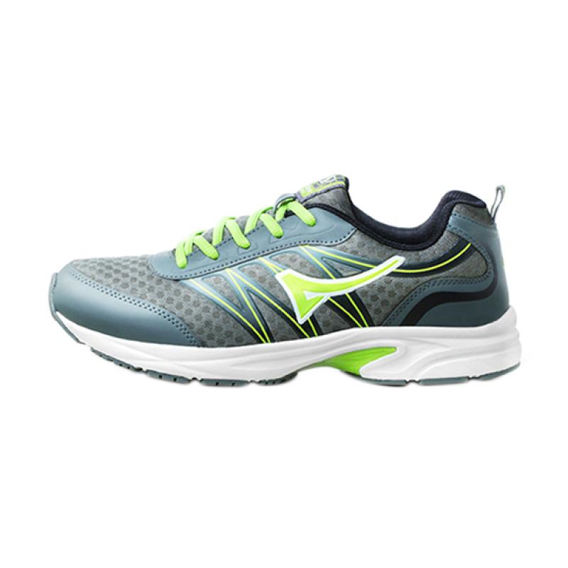 Ardiles Women Greaves Sepatu Lari Wanita - Grey Green bawah