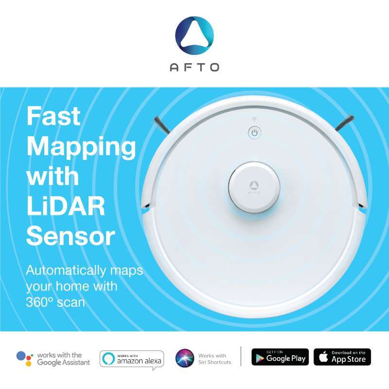 AFTO Smart Laser Robot Vacuum Cleaner 
