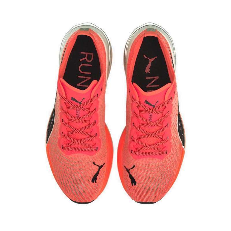 puma red training shoes