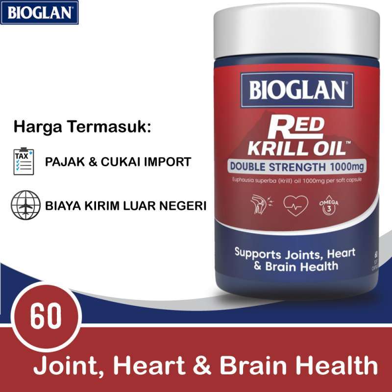 Bioglan red krill oil 1000mg 60 capsules discount