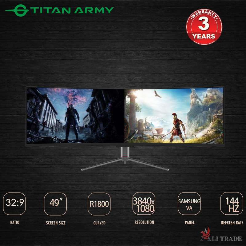 Jual TITAN ARMY 49 Curved Ultrawide 32 