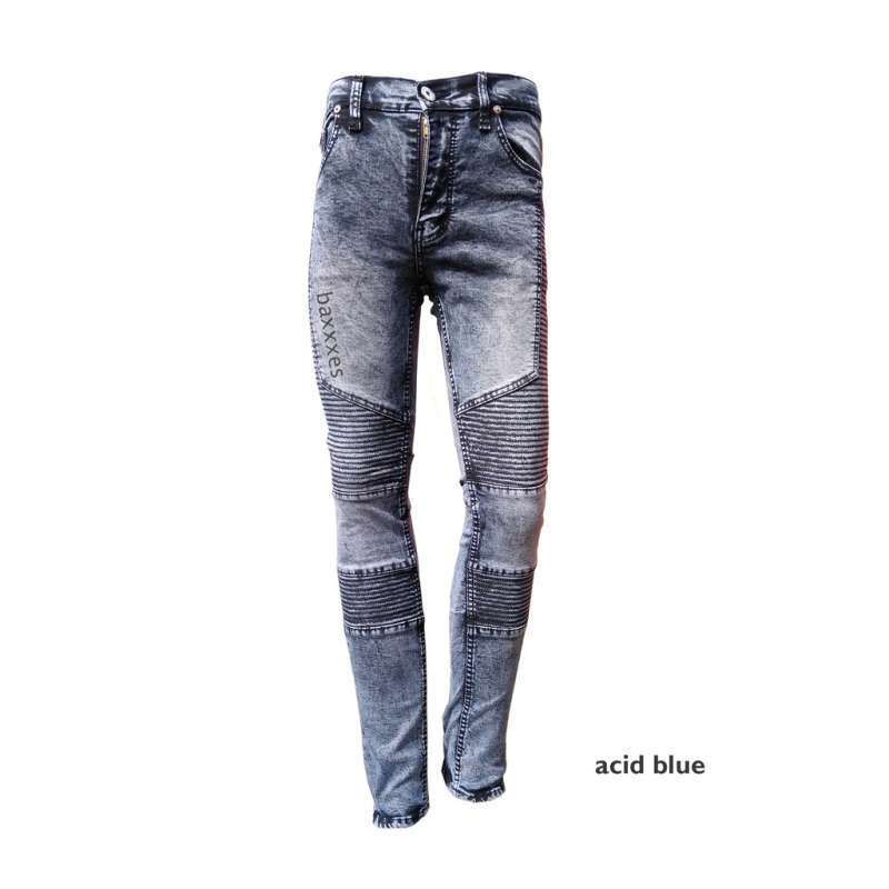 Jual SKINNY BIKER JEANS - CELANA JEANS 