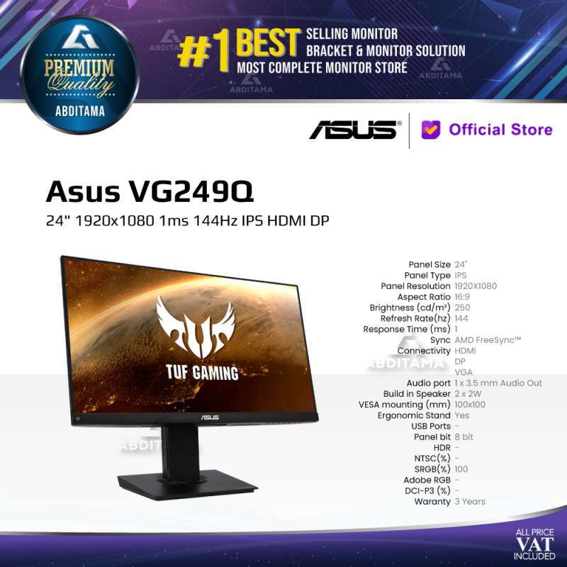 Promo Asus ROG VG249Q Gaming Monitor di 