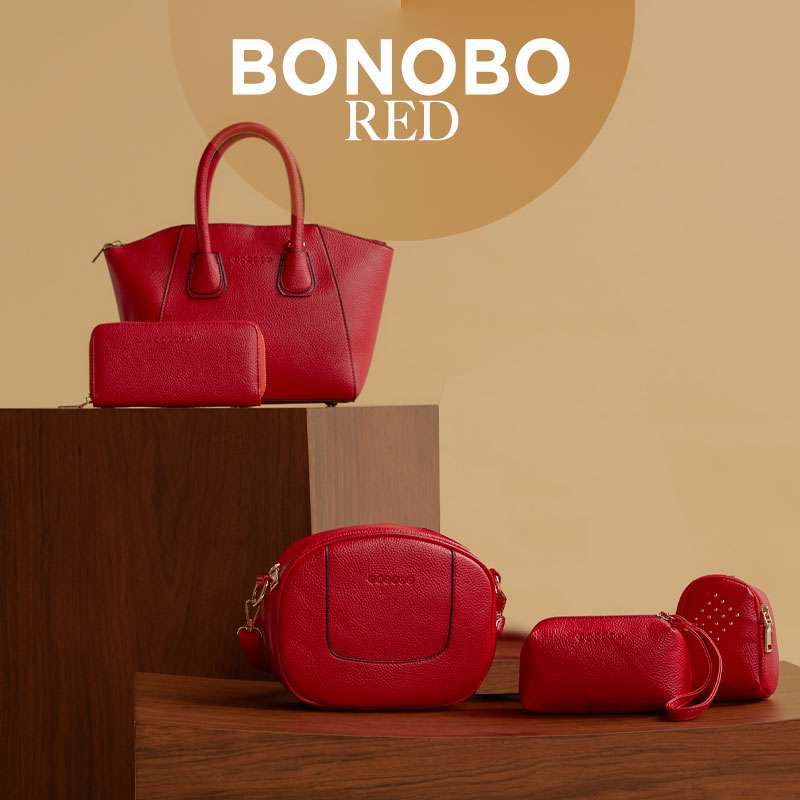 Jual Neohaus Bag Multi Set Bonobo Merci [6 pcs] - RED di Seller Merdis -  Jatinegara-2, Kota Jakarta Timur