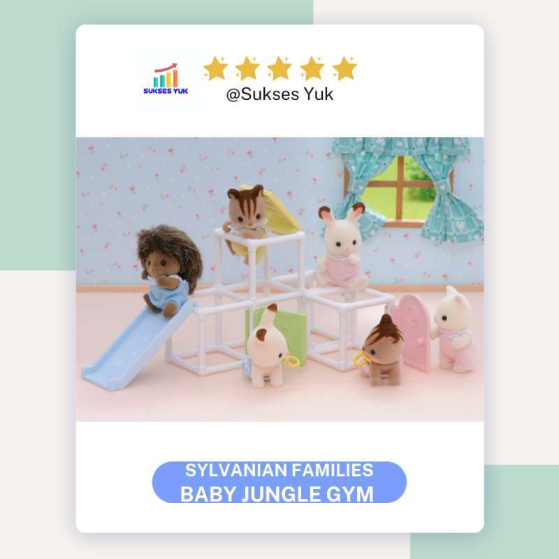 Sylvanian families baby jungle gym clearance