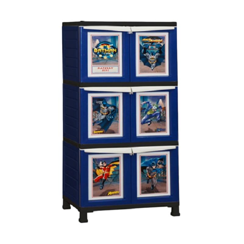 Diskon Harga Napolly BCBC 163 BMAN DBL Lemari Plastik - Biru Dongker Online Shop Terbaru