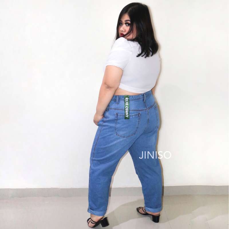 Promo JINISO - Jumbo Boyfriend Jeans 