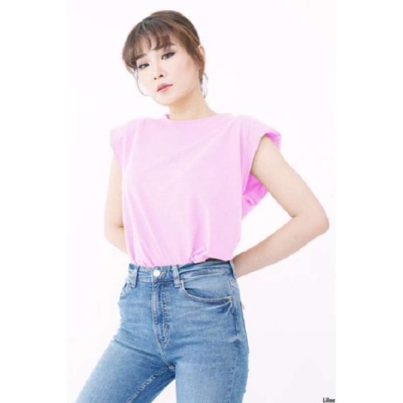 PADDED SHIRT - MUSCLE TEE- PAD SHOULDER 