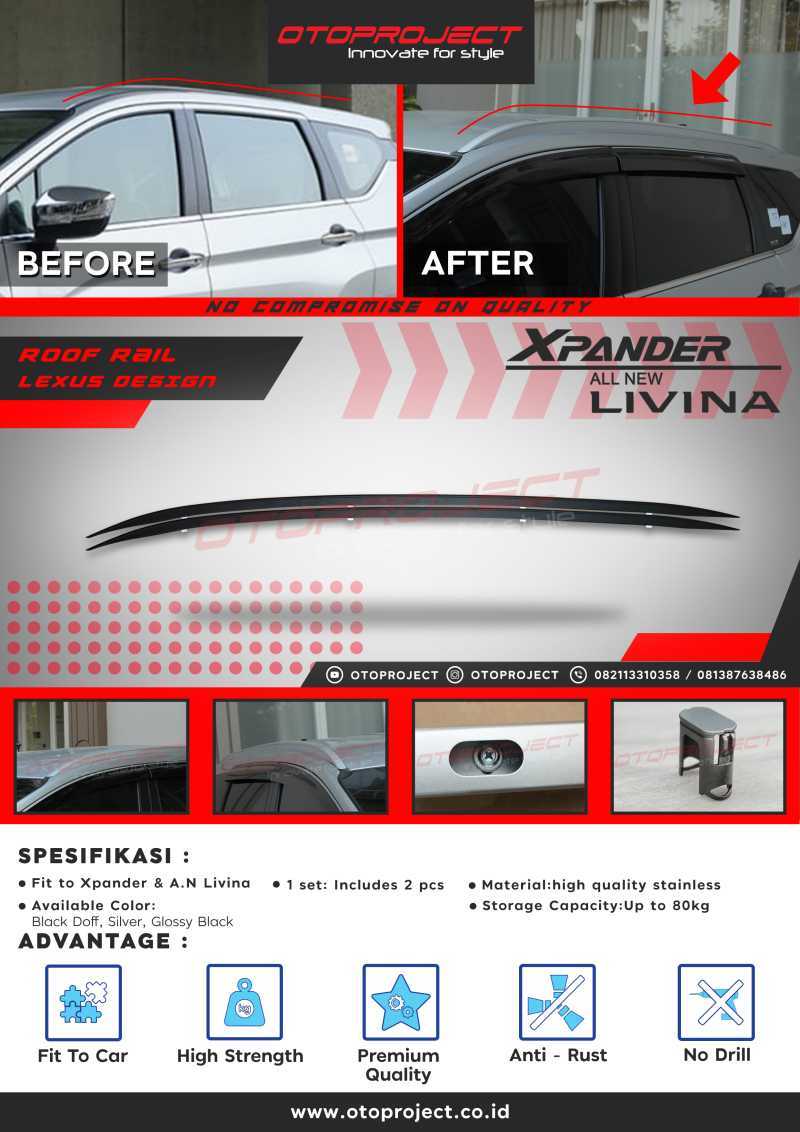 Roof rail top xpander otoproject