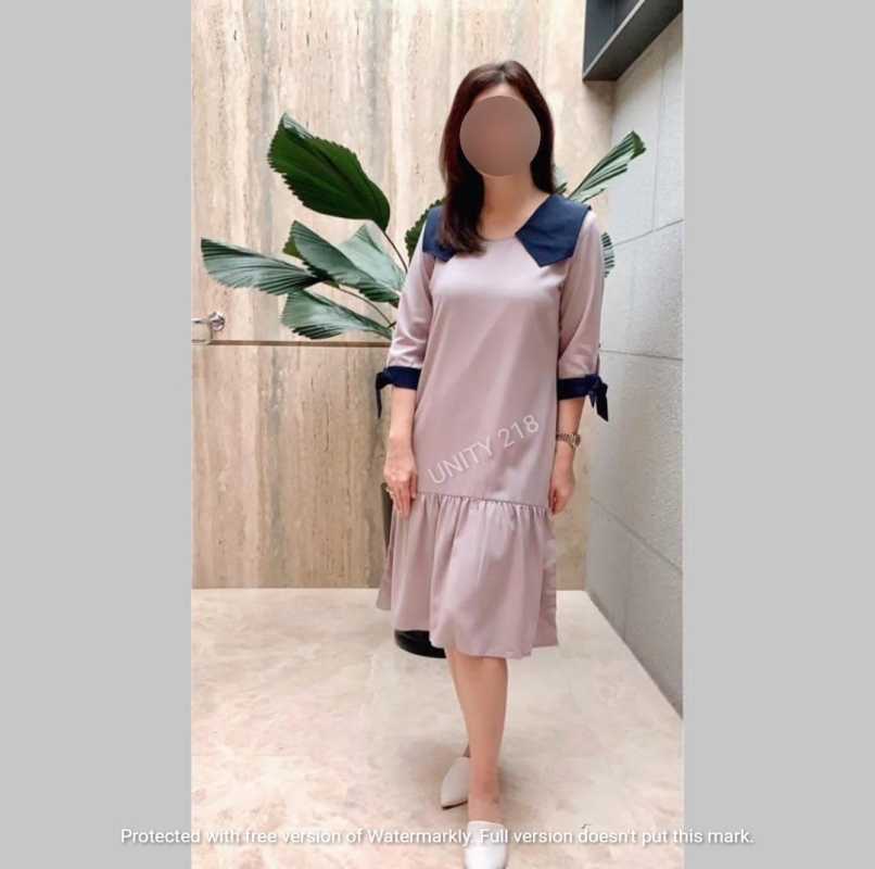 Jual Dress Casual Wanita Dress Terkini Baju Dress Perempuan Grey navy L Di Seller Unity218 Ancol Kota Jakarta Utara Blibli