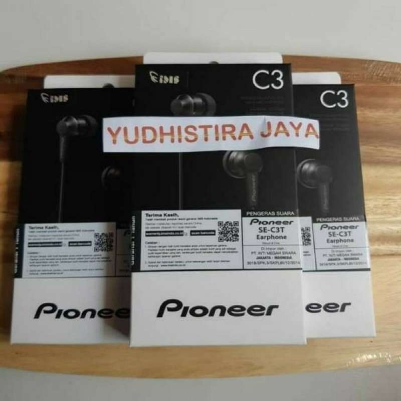 Promo Headset Pioneer Se C3T Earphone 