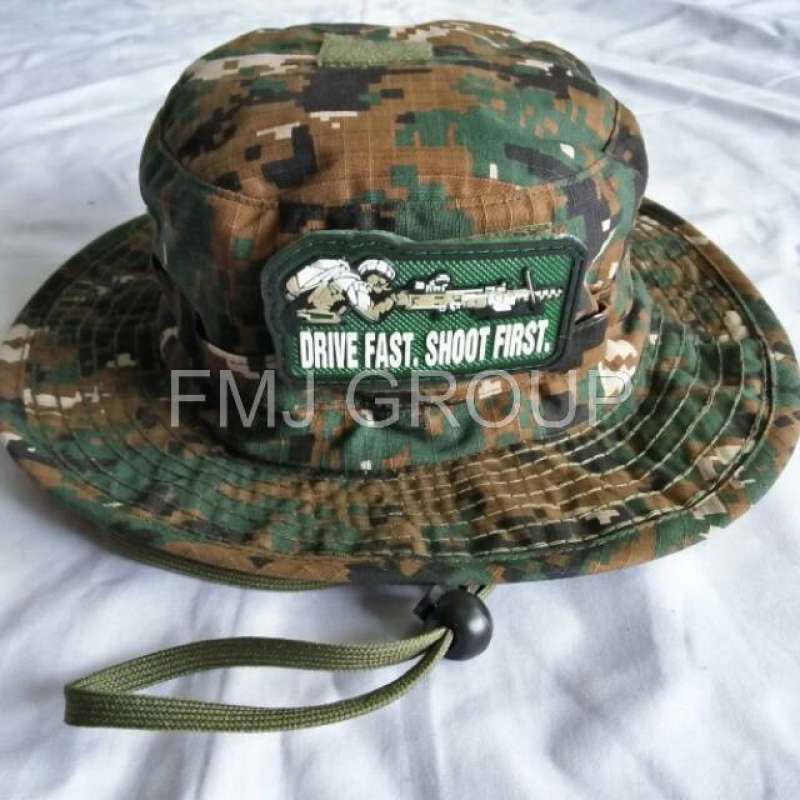 Promo FMJ GROUP - Jungle hat/topi rimba 