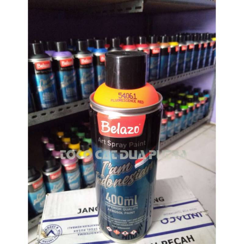 Jual Belazo Art Spray Paint 54061 Flourescent Red Di Seller Toko