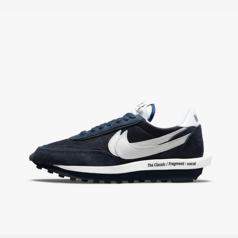 NIKE LDWaffle x sacai x Fragment Blue Void