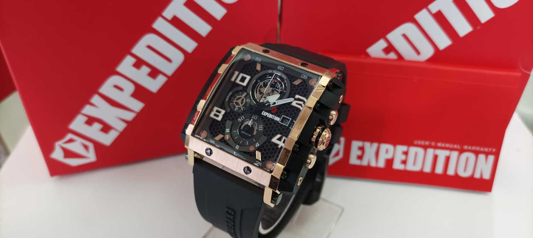 Jual Jam Tangan Pria Expedition E6757m Black Rosegold Original Di Seller Istana Arloji Panjunan Kota Cirebon Blibli