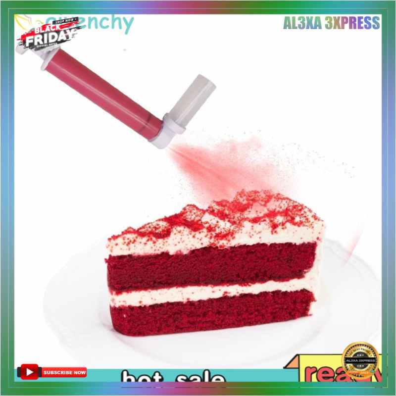 Cake Coloring Duster Manual Cake Spray Tube Airbrush Pump for Cake