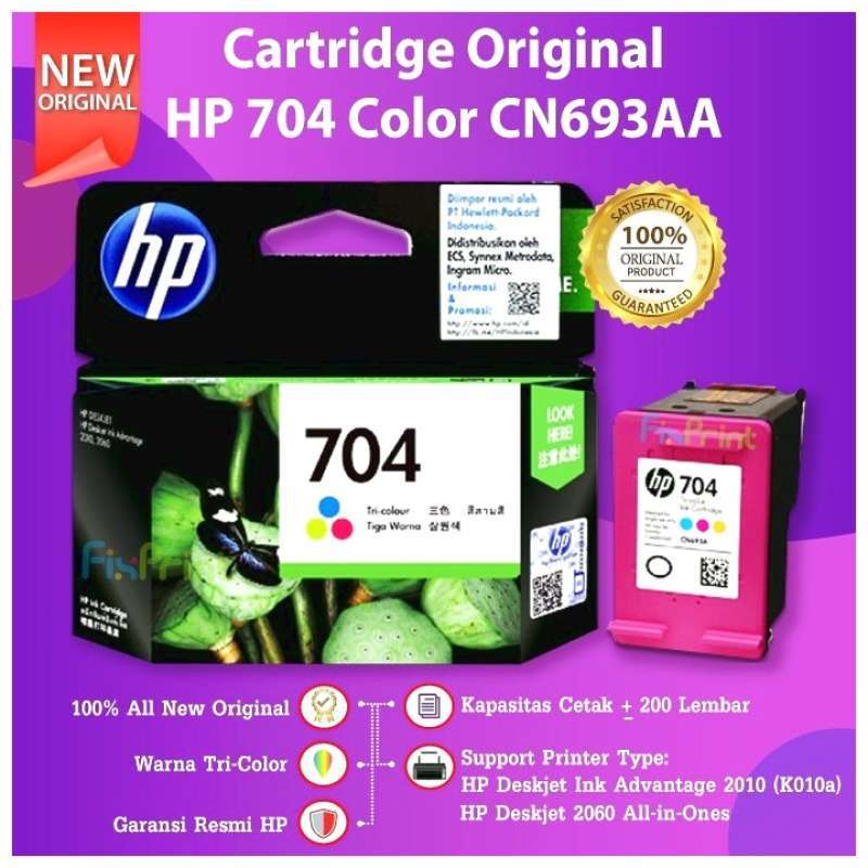 Jual Jual Cartridge Hp 704 Color Ink 