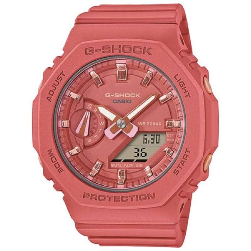 CASIO ORIGINAL CASIO G-SHOCK GMA-S2100-4A2DR JAM TANGAN WANITA JAM WANITA  LA RUBBER G SHOCK GSHOCK CASIO GMA-S2100-4A GMA S2100 4A S 2100 GMAS2100