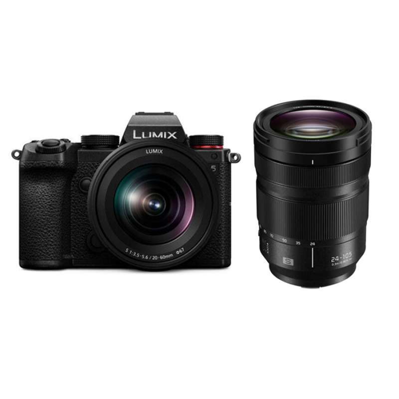 Jual Panasonic Lumix Dc-s5 Mirrorless Digital Camera With 20-60mm