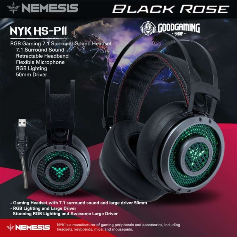 NYK HS-P11 RGB GAMING HEADSET