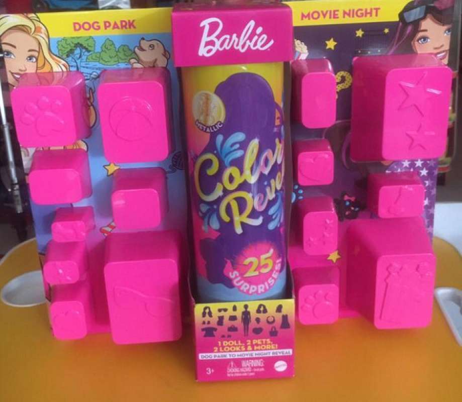Sale Mainan Barbie Color Reveal Dog Park Movie Night Original Mattel