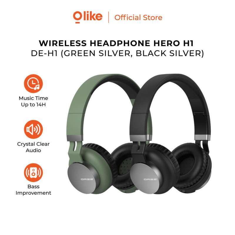 Jual Olike Bluetooth Headphone Wireless Extra Bass Garansi Resmi