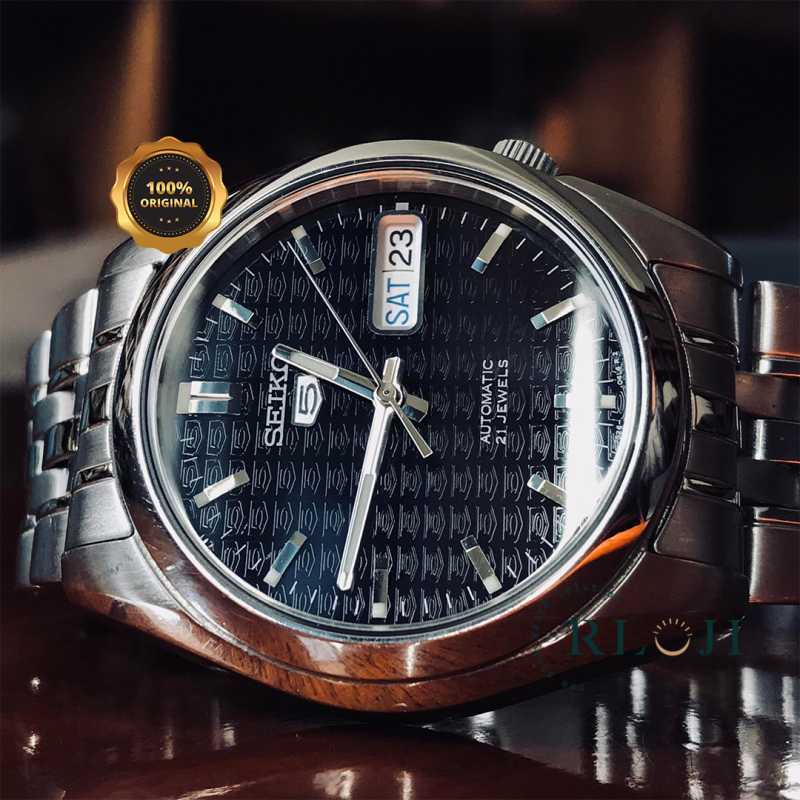 Jual SEIKO 5 SNK357 SNK357K1 Jam Tangan Automatic Pria Original Blue Dial  Stainless Steel RLOJI_ID di Seller RLOJI OFFICIAL STORE - Kota Surabaya,  Jawa Timur | Blibli
