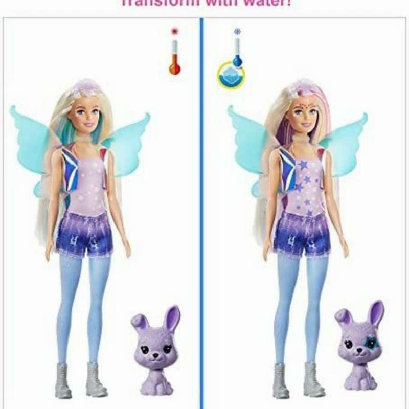 Jual Barbie Color Reveal Peel Fairy Fashion Reveal Doll Original