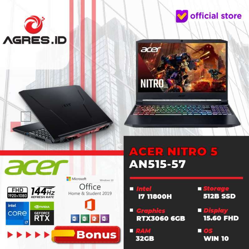 Promo ACER NITRO 5 AN515-57 - I7 11800 