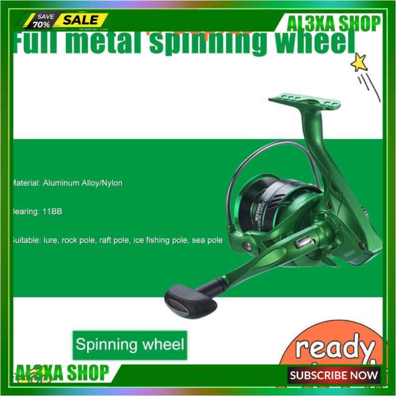 Promo Fishing Reel Mx1000-3000 Metal Bearing 11bb Sea Ice Fishing