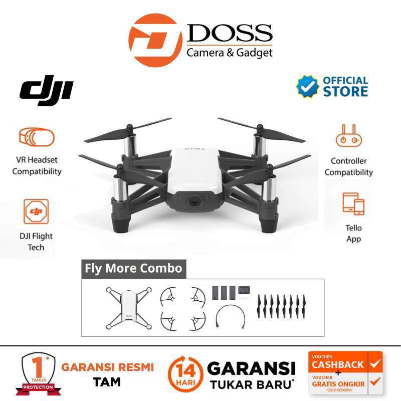 Jual DOSS DJI Tello Boost Combo di Seller DOSS Bandung Official Store -  Kota Bandung, Jawa Barat | Blibli