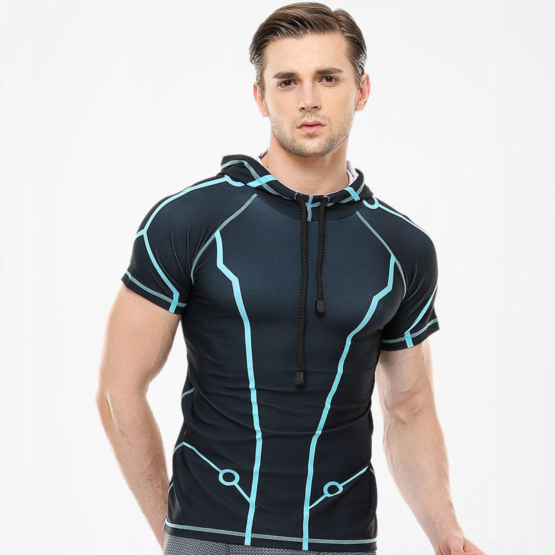 FLEX TRON FTS-019 Short Sleeves Hoodie 
