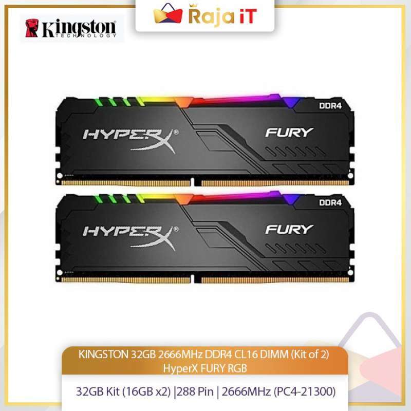 Jual KINGSTON 32GB 2666MHz DDR4 CL16 