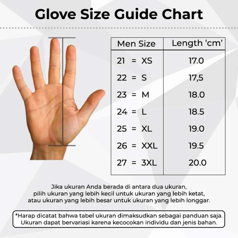Under armour golf deals glove size chart