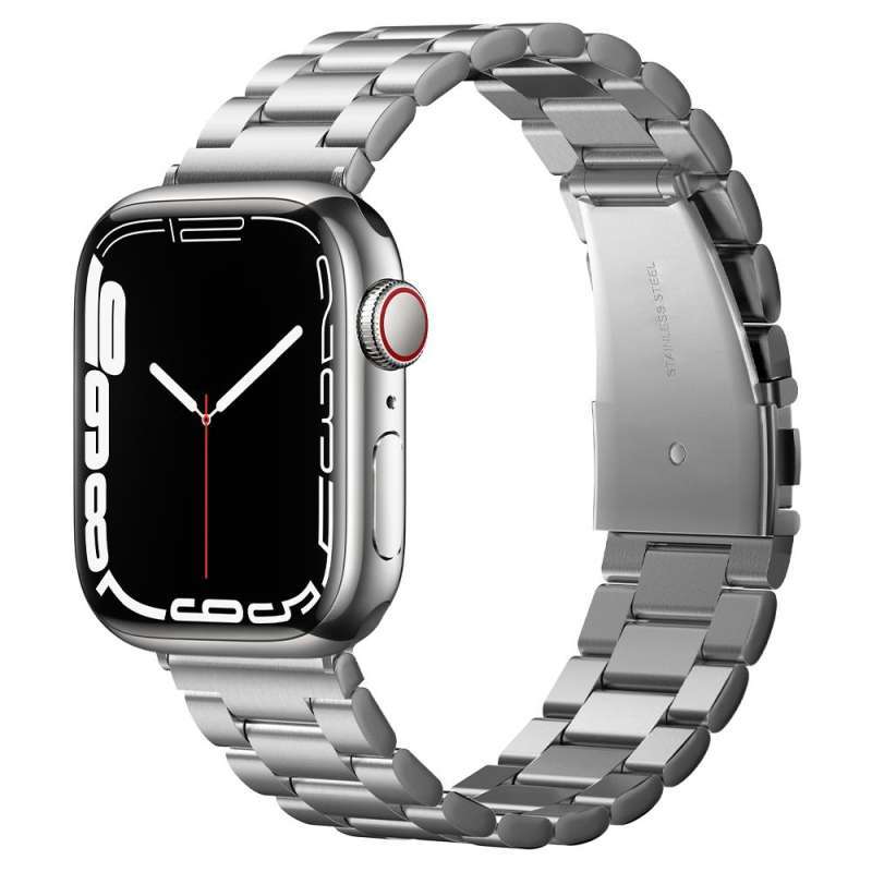 Jual Stainless Steel Strap Apple Watch 45mm / 44mm / 42mm / 41mm / 40mm /  38mm Spigen Modern Fit Band 7 / SE / 6 / 5 / 4 / 3 / 2 / 1 di Seller Spigen  Indonesia Official Store - Sememi, Kota Surabaya | Blibli