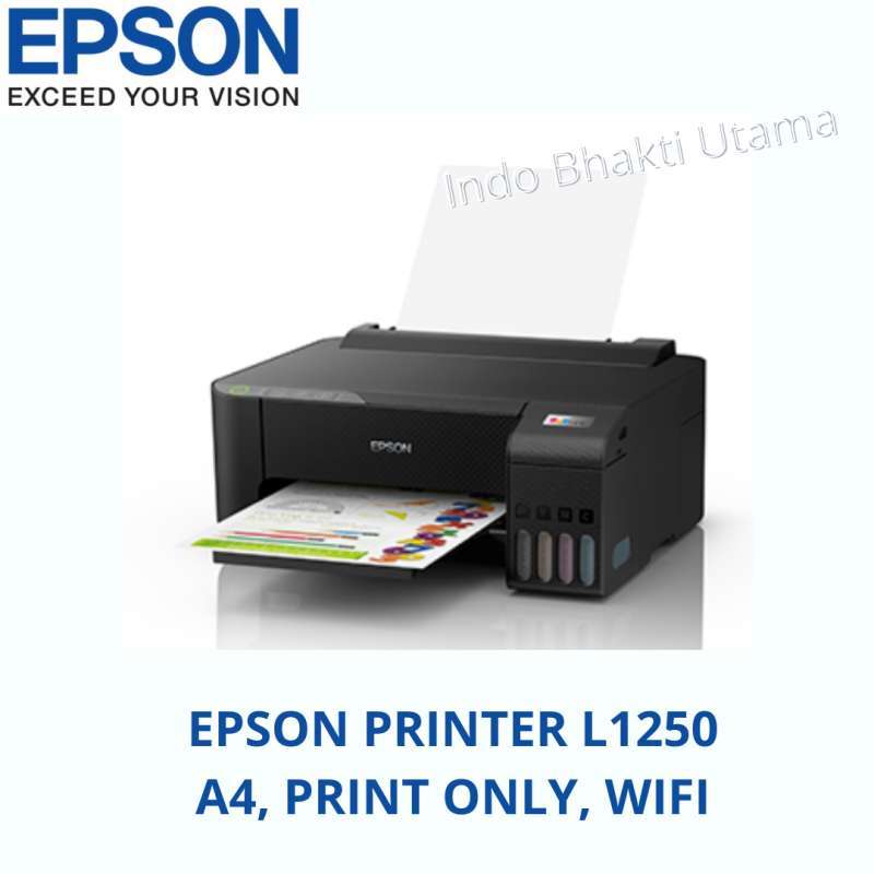 Jual EPSON PRINTER ECO TANK L1250 PRINT ONLY WIFI COLOR di Seller Indo  Bhakti Utama - Kota Jakarta Pusat, DKI Jakarta | Blibli