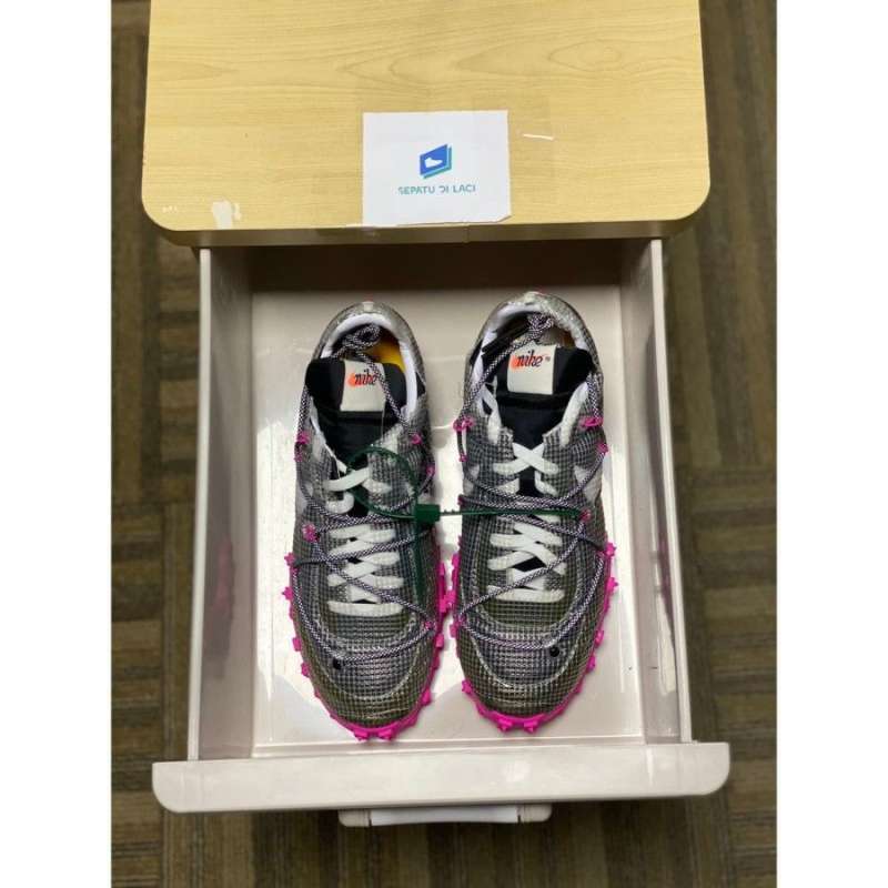waffle racer off white black