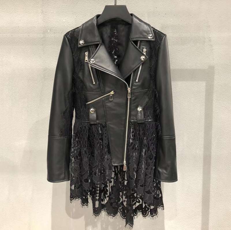 Promo JAKET KULIT DOMBA ASLI BAHAN SUPER / 100% ORI / New Spring Genuine  Leather Jacket Slim Women Lace Hem 100% Real Leather Coat - XXL Black  Diskon 59% di Seller Asep