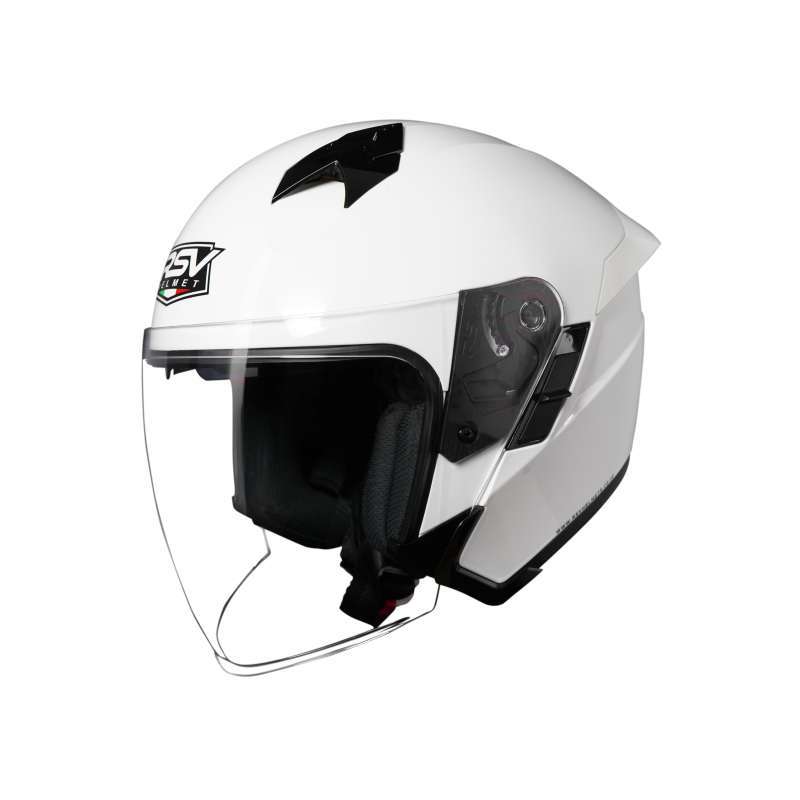 Jual Helm Half Face RSV SV300 White Glossy RSV Helmet Double