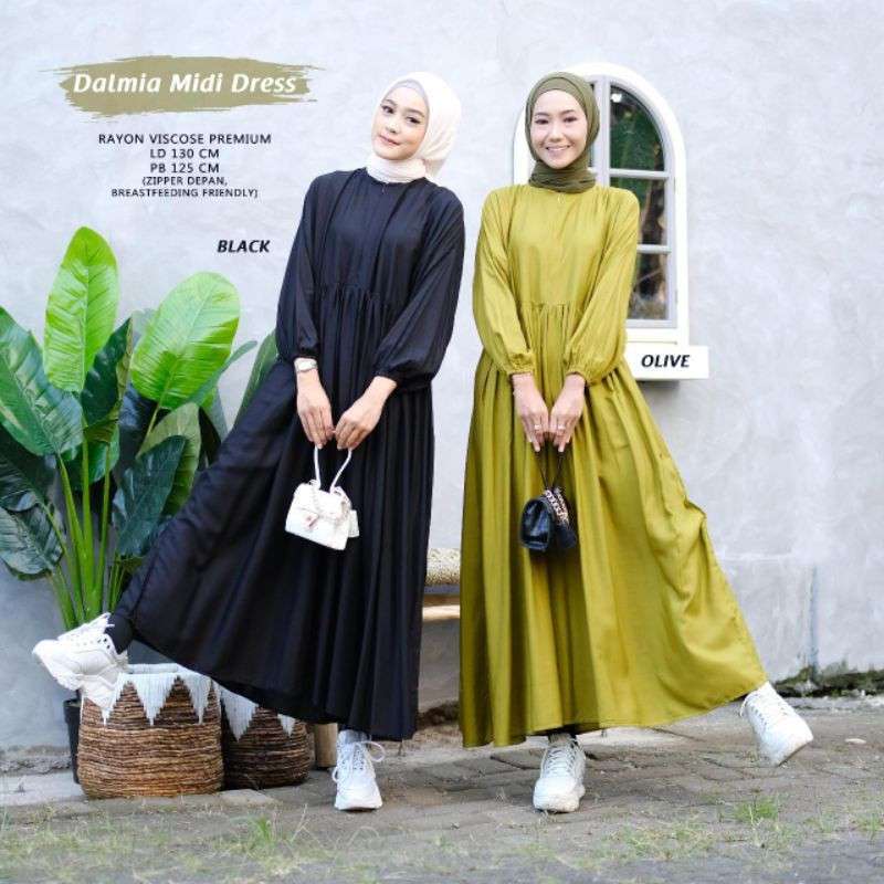 Midi on sale dress hijab