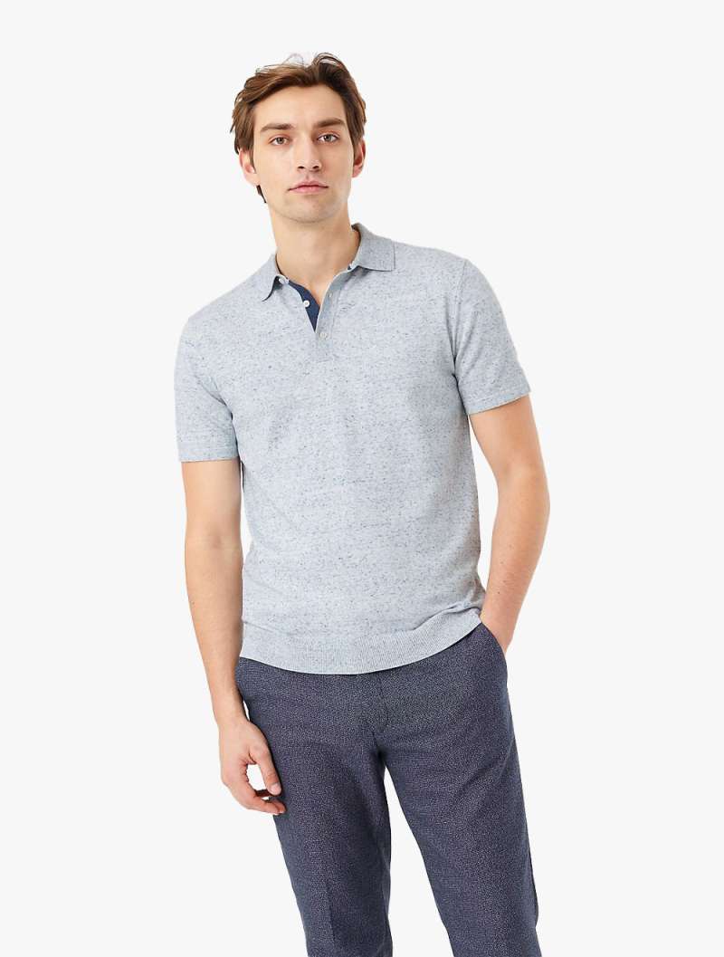 Cotton Rich Short Sleeve Knitted Polo 